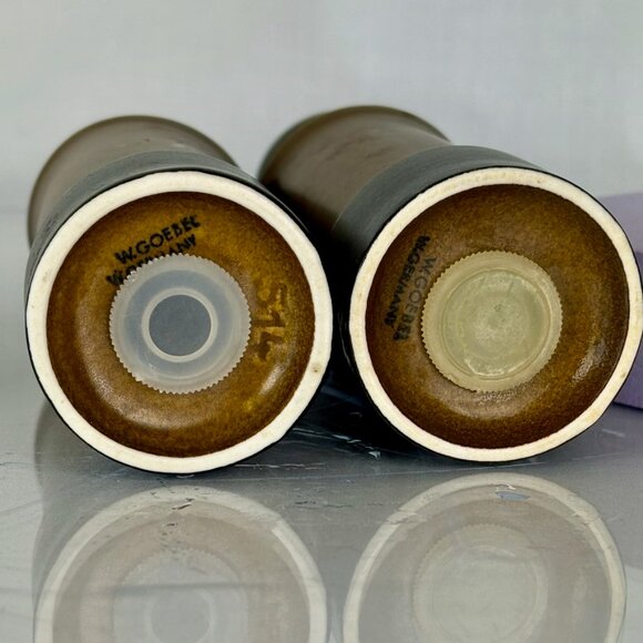 Salt and Pepper Shakers  W Goebel W. Germany Ceramic  Mid Century Modern - Picture 7 of 9